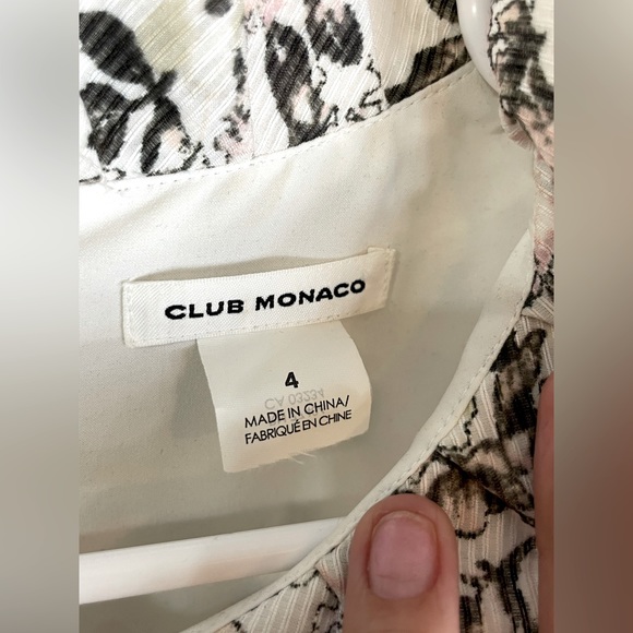 Club Monaco Short Sleeve Clardina Dress - Size 4 - Picture 7 of 9